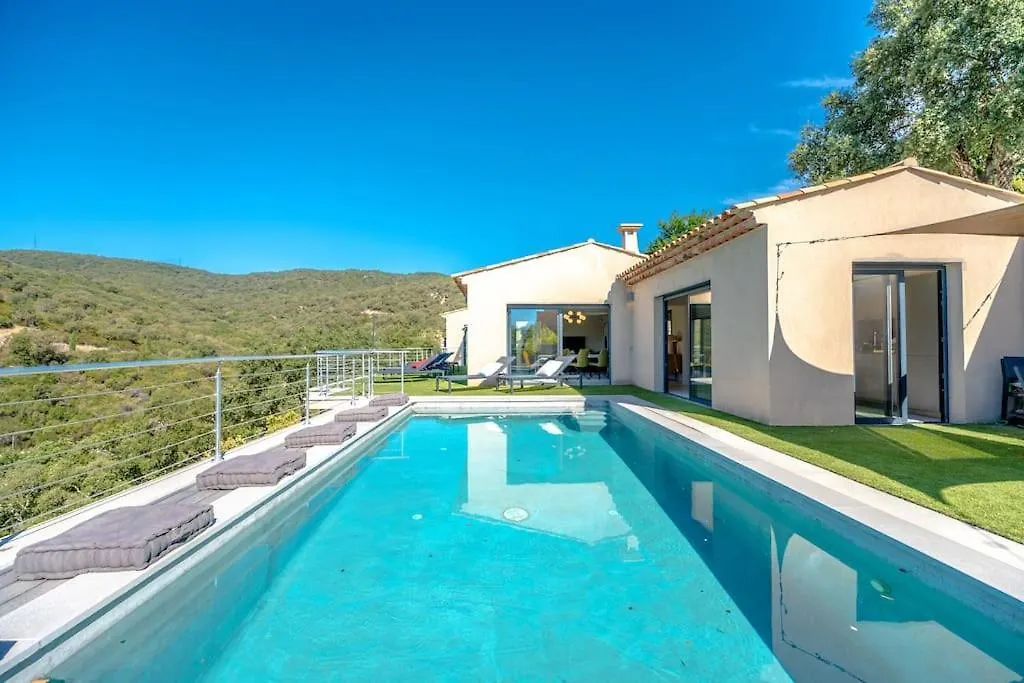 Villa Prestige Avec Piscine Et Sa Vue Mer Au Calme Grimaud